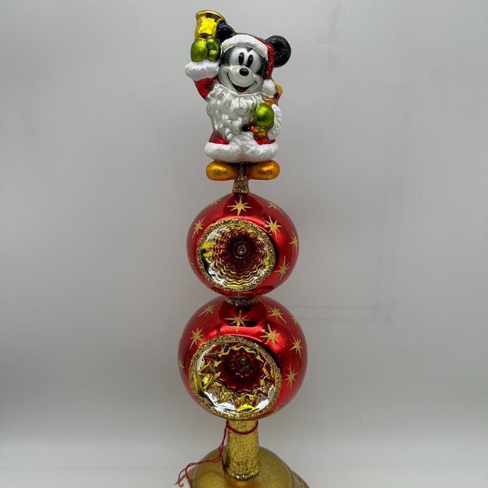 Christopher‎ Radko Walt Disney St Mickey Finial 13.5" Tree Topper 3010823